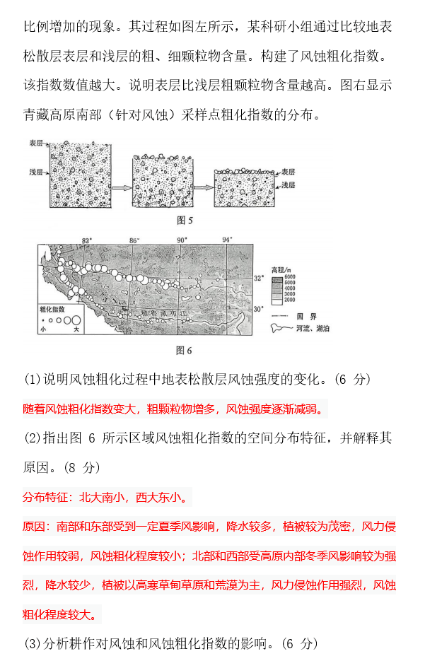 2023高考文综试题含答案(广西)