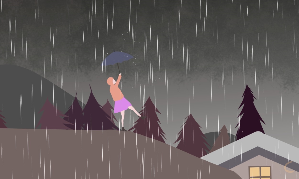 雨天的高级浪漫文案