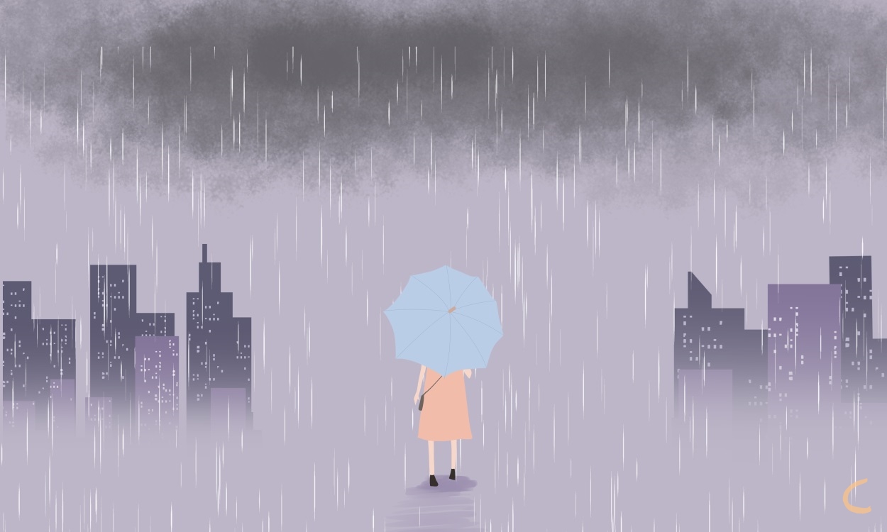 下雨天的文案句子